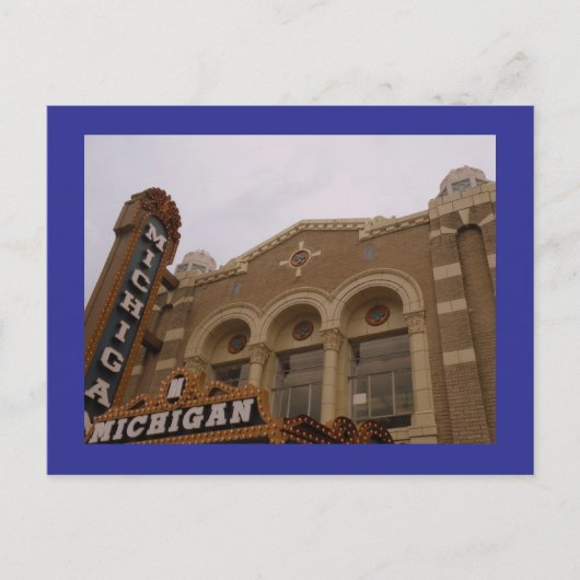 Michigan Briefkaart (Voorkant)