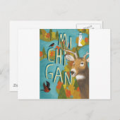 Michigan Briefkaart (Voorkant / Achterkant)