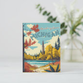 Michigan Briefkaart (Staand voorkant)