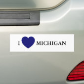 Michigan Bumpersticker (Op auto)