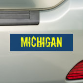 Michigan Bumpersticker (Op auto)