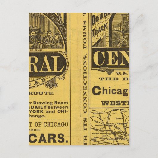 Michigan Central Railroad Briefkaart (Voorkant)