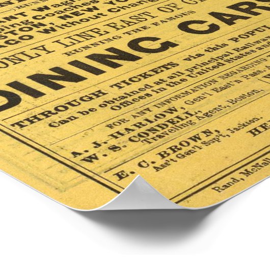 Michigan Central Railroad Poster (Hoek)