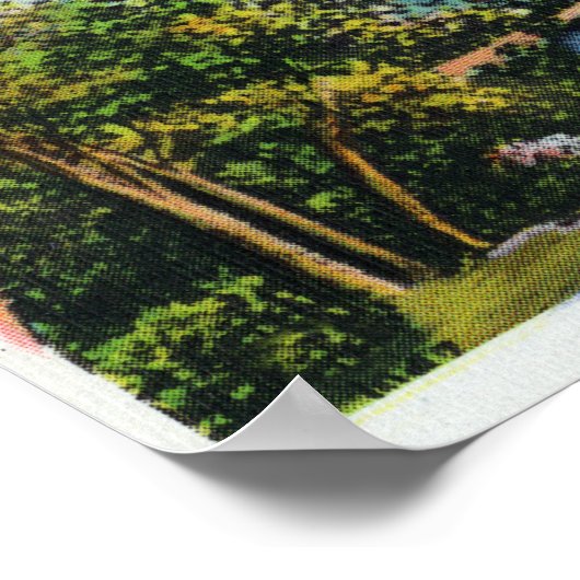 Michigan Central Train Uitzicht van Niagara-Herfst Poster (Hoek)