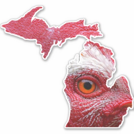 Michigan Chicken Sticker (Voorkant)