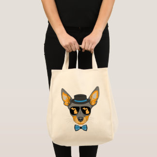 Michigan Chihuahua met zonnebril Tote Bag