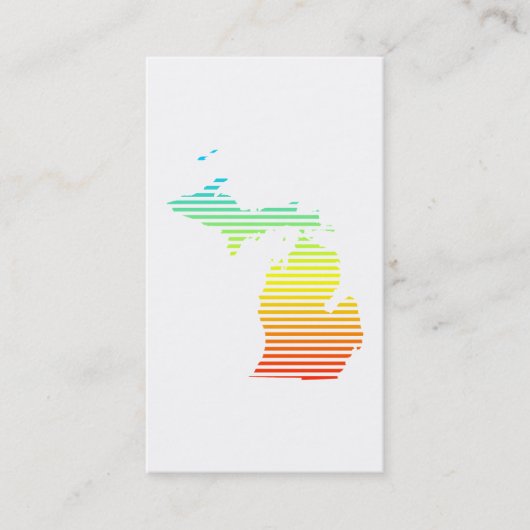 michigan chill fade visitekaartje (Voorkant)