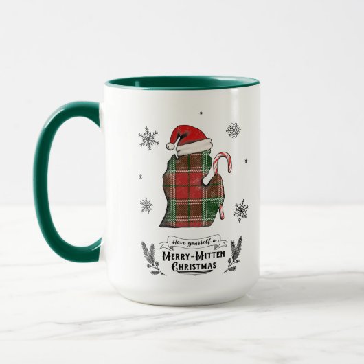 Michigan Christmas Mug (Gauche)