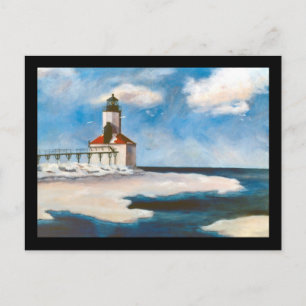 Michigan City Light Briefkaart