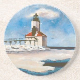Michigan City Light Onderzetter