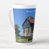Michigan City Lighthouse latte mug (Angle gauche)