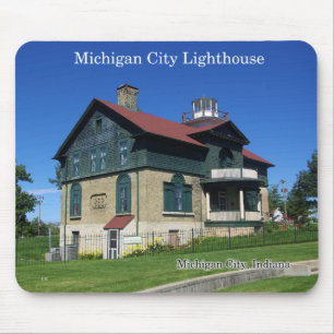 Michigan City Lighthouse mousepad Muismat