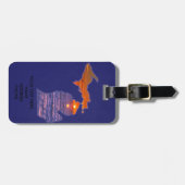 MICHIGAN DE GROTE MEREN STAAT BAGAGELABEL (Voorkant horizontaal)