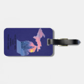 MICHIGAN DE GROTE MEREN STAAT BAGAGELABEL (Achterkant horizontaal)