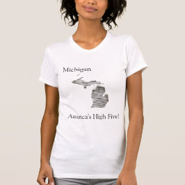 Michigan - de Hoge Vijf van Amerika T-shirt