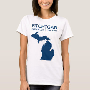 Michigan. De Hoge Vijf van Amerika T-shirt