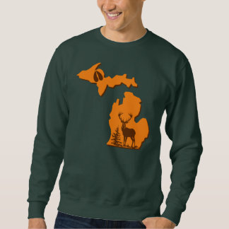 Michigan Deer Hunter Forest Groene Sweatshirt