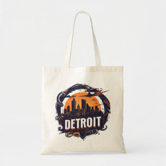 MICHIGAN DETROIT Silhouette Huwelijksfavoriet Tote Bag