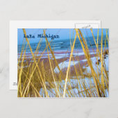 Michigan Dune Grass Post Kaart (Voorkant / Achterkant)