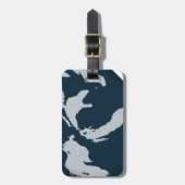 Michigan en de Grote Meren Bagagelabel (Voorkant verticaal)