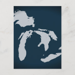 Michigan en de Grote Meren Briefkaart