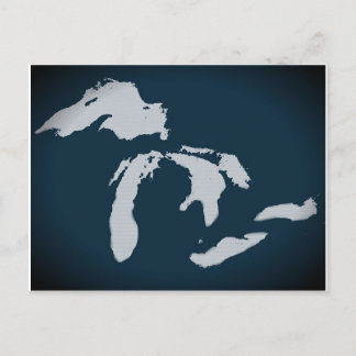 Michigan en de Grote Meren Briefkaart
