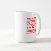 Michigan Family Christmas Coffee Mug (Devant droit)