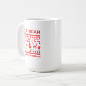 Michigan Family Christmas Coffee Mug (Devant gauche)