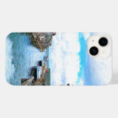 Michigan Fish Town Painting Case-Mate iPhone Case (Achterkant (horizontaal))