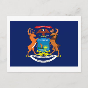 Michigan Flag Briefkaart
