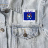 Michigan Flag Button (In situ)
