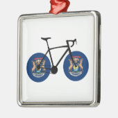 Michigan Flag Fietsen Metalen Ornament (Links)