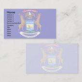 Michigan Flag Visitekaartje (Voorkant / Achterkant)