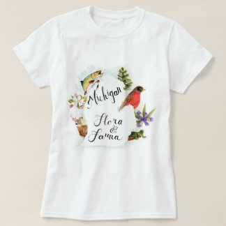 Michigan Flora & Fauna T-shirt