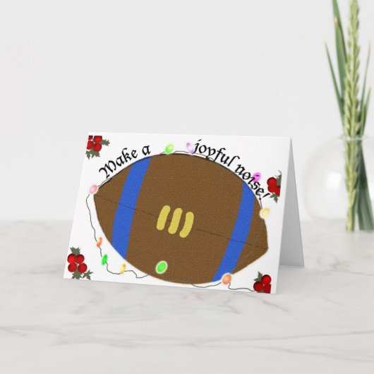 Michigan Football Kerst Kaart (Voorkant)