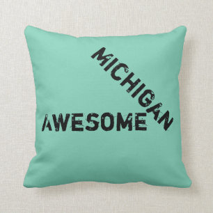 Michigan Geweldige Quote Worp Kussen