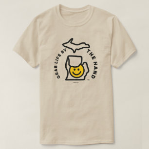 Michigan - Grab Life by the Hand™ Smile T-Shirt