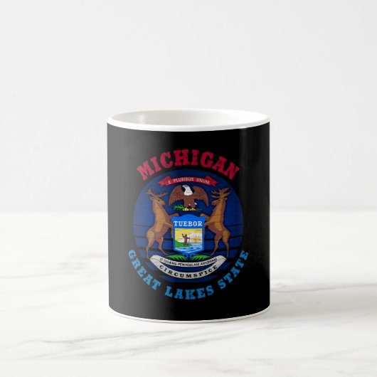 MICHIGAN GREAT LAKES STATE FLAG KOFFIEMOK (Center)
