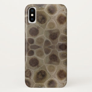 Michigan Grote Meren staat Petoskey Stone iPhone X Hoesje