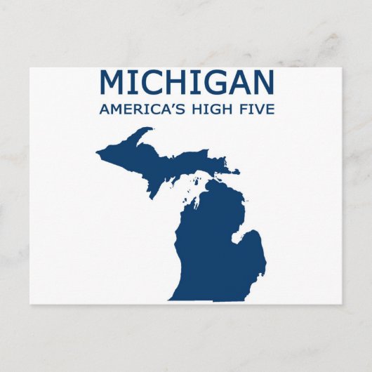 Michigan H5 Briefkaart (Voorkant)