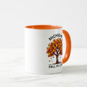 Michigan Herfst Koffiemok Mok (Voorkant rechts)