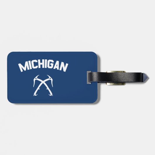 Michigan Ice clibing Bagagelabel (Achterkant horizontaal)
