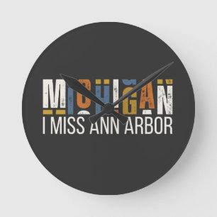 Michigan Ik Mis Ann Arbor Ronde Klok