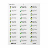 Michigan J. Frog in Color Etiket (Full Sheet)