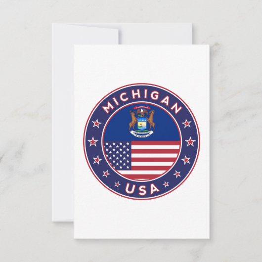 Michigan Kaart (Voorkant)