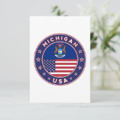 Michigan Kaart (Staand voorkant)