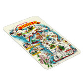 Michigan Kaart 4 x 6 Magneet (Rechterzijde)