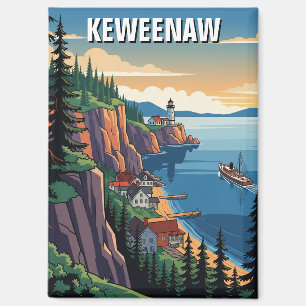 Michigan Keweenaw Peninsula Reizen Magneet