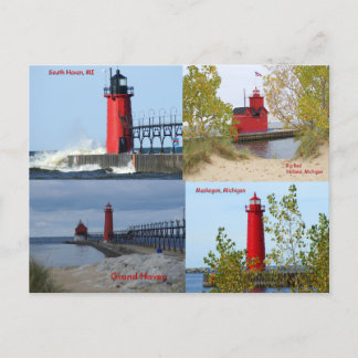 Michigan Lighthouses Briefkaart