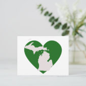 Michigan Love Briefkaart (Staand voorkant)